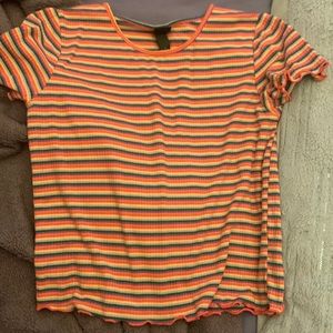 Wild Fable Rainbow T-shirt Medium